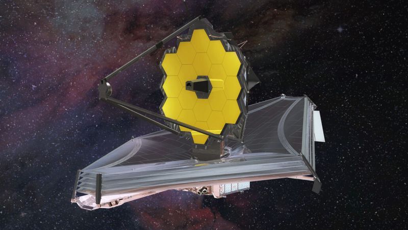 An image of Galaxies and JWST: Expanding the limits of our understanding with an infrared telescope.